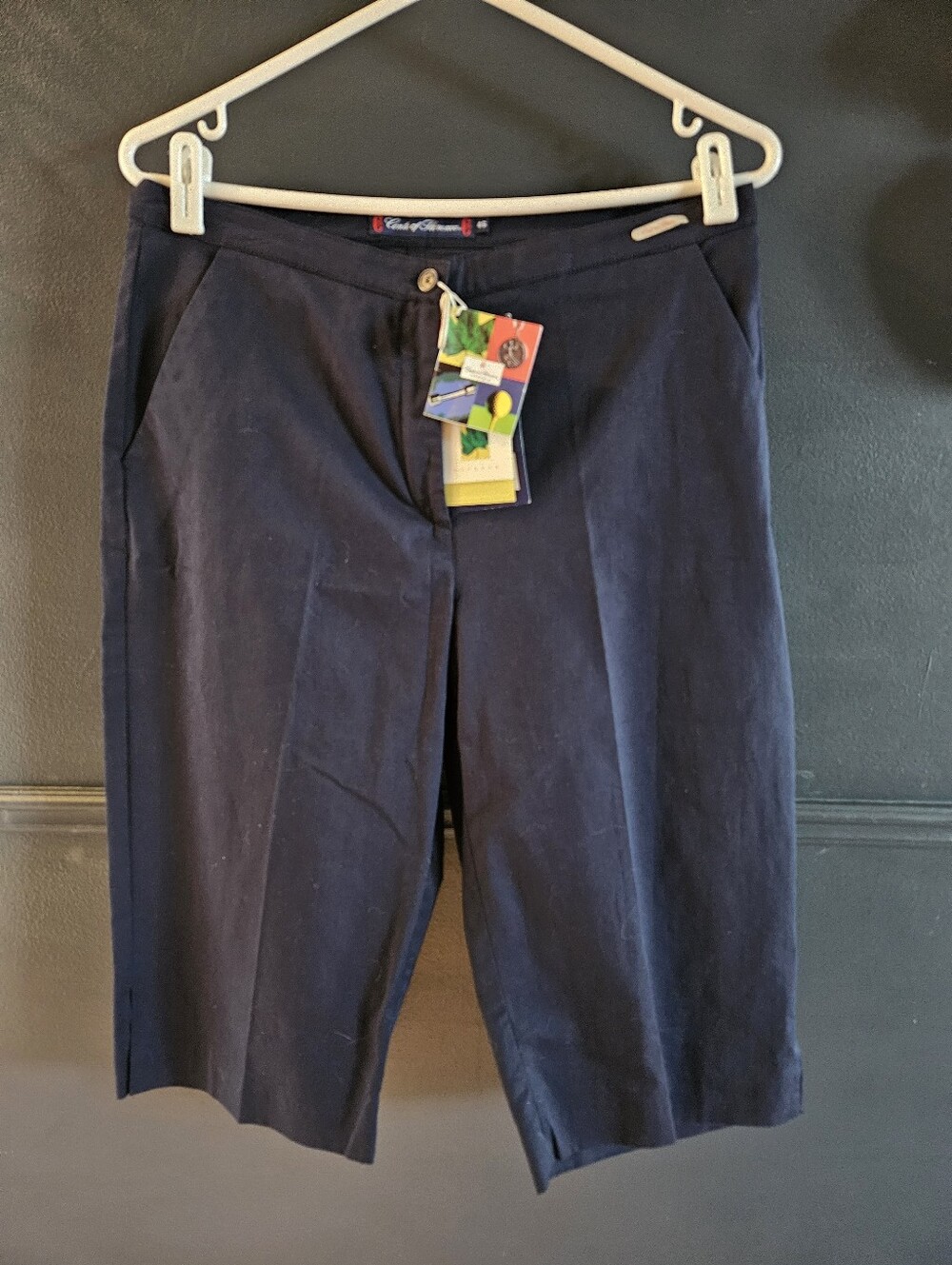 Conte of Florence Navy Cotton Bermuda Golf Shorts – NWT – Men's EU 46 (US 30)